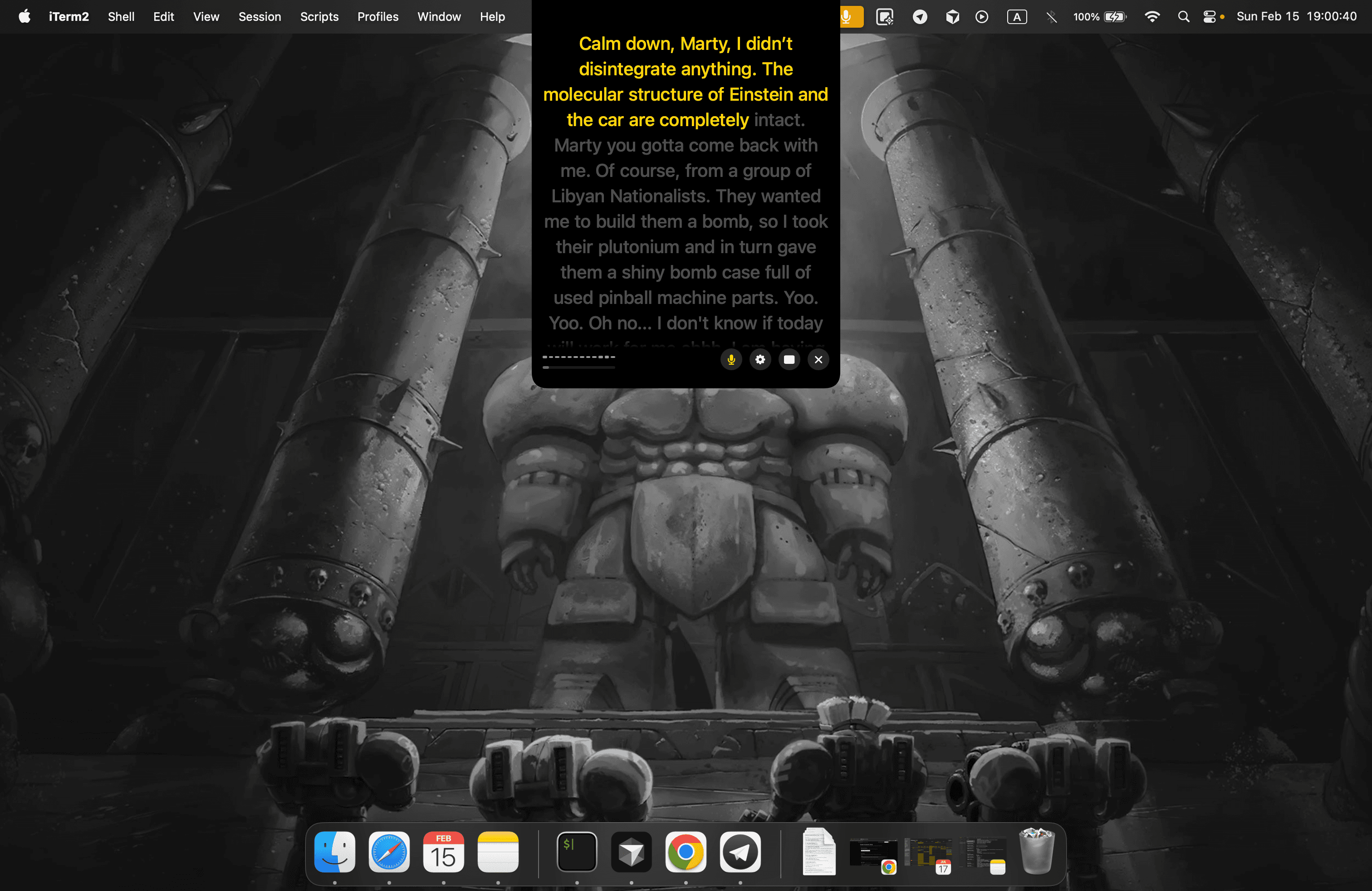 ShareSpeak AI Teleprompter running on macOS desktop